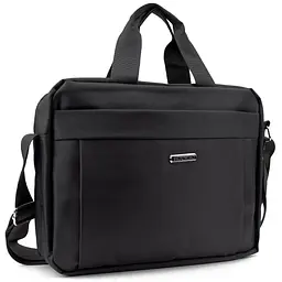 Сумка-портфель чоловіча текстильна для ноутбука 13'' та документів Tiding Bag M56-3813A чорна