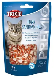 Лакомство для котов Trixie Tuna Sandwiches с тунцом и курицей 50 г TX-42731