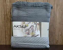 Турецький бавовняний плед Aksu Halley 180×220 см - мініатюра 2