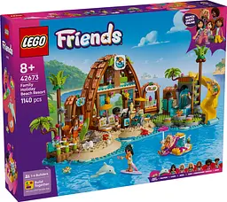 Конструктор LEGO Friends Пляжний курорт для сімейного відпочинку 1140 деталей (42673) - мініатюра 2