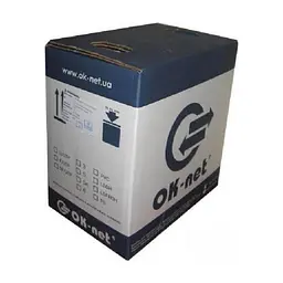 Кабель мережевий OK-Net UTP Cat.6 outdoor (U/UTP-cat.6) 305 м (КПП-ВП (250) 4*2*0.54) - мініатюра 2