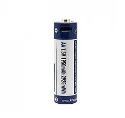 Акумулятор 14500 Keeppower Li-ion R6 1950mAh/2bl (P1450U1 AA)