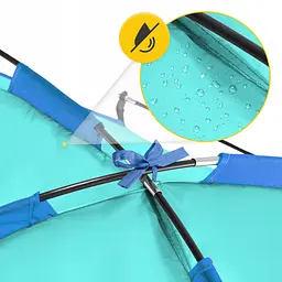Намет пляжний 4FIZJO 200 x 115 см Sky Blue (P-5905973405188) - мініатюра 8