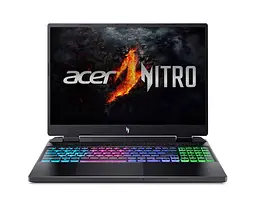 Ноутбук Acer Nitro 16 AN16-42 16' WUXGA IPS, AMD R7-8845HS, 32GB, F1TB, NVD4060-8, Lin, чорний (NH.QSKEU.005) - мініатюра 2