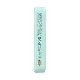 Магнітний павербанк Baseus Magnetic 5000 mAh 20 W з бездротовою зарядкою MagSafe та індикатором заряду блакитний - мініатюра 5