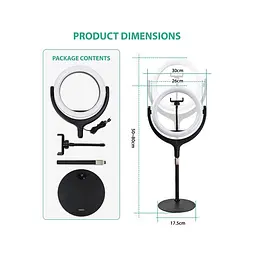 Тримач із кільцевим освітленням Remax LIFE Desktop Selfie Spot Light RL-LT13 360 градусів 50-80cm - мініатюра 4