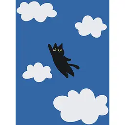 Картина за номерами "Хмарки та кіт" arttem_illustration Art Craft 11709-AC 30х40 смк