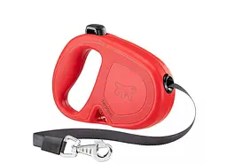 Повідець-рулетка для собак Ferplast Flippy One Cord M до 25 кг червона стрічка 5 м 75093222