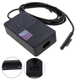 Блок живлення для планшета MICROSOFT 15V 2.58A 44W 6pin Чорний (без кабелю!) (Surface Pro 5 Pro 6 Pro 4 Pro3 Book)