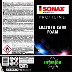 Піна для очищення та догляду за шкірою Sonax ProfiLine, 400 мл - мініатюра 2