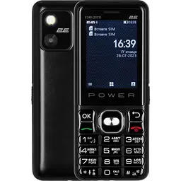 Мобільний телефон 2E E240 2023 2SIM Black - мініатюра 1