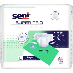 Підгузки для дорослих Seni Super Trio Large 100-150 см 10 шт (5900516803483)