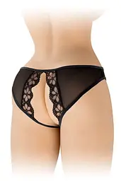 Трусики з відкритим доступом Fashion Secret Ambre, One Size чорні - мініатюра 2