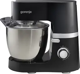 Gorenje Кухонная машина Gorenje 1500Вт, чаша-метал, корпус-пластік-7л, насадок-3, чорний