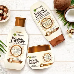 Шампунь Garnier Botanic Therapy Кокосове молочко і Макадамия, для нормального і сухого волосся, 400 мл - мініатюра 3