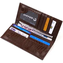 Чоловічий шкіряний гаманець Canpellini 9,2х18,8х1 см acs0025609 - мініатюра 5