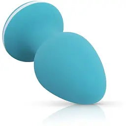 Анальна вібропробка Cala Azul Blanca Vibrating anal plug - мініатюра 4