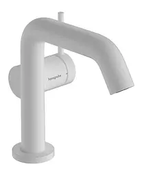 Змішувач для умивальника Hansgrohe Tecturis S CoolStart EcoSmart+ без донного клапана matt white 73321700