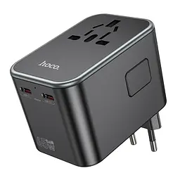 Зарядний пристрій Hoco AC17 USB/ 2 PD Type-C 65W чорний - мініатюра 4