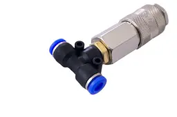 Трійник на шланг Intertool пневматичне швидкороз'ємне з'єднання 6 мм - мініатюра 3