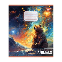 Зошит Yes Dreamer animals 48 аркушів лінія (767124), в асортименті - мініатюра 2