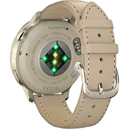 Смарт-годинник Garmin Venu 4 41 мм Lunar Gold with Light Sand Leather Band [010-03013-03] [153834] - мініатюра 7