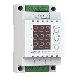 Реле напруги ZUBR 3F 5A