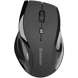 Мишка Defender Accura MM-295 Black (52295) - мініатюра 1
