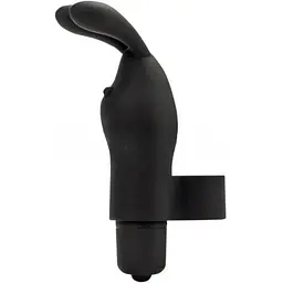 Вібратор на палець FeelzToys Magic Finger 10 см чорний