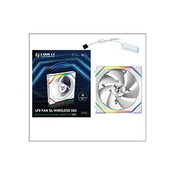 Кулер до корпусу Lian Li Uni Fan SL WIRELESS 120-1, White (G99.12SL1W1W.00) - мініатюра 6