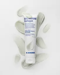 Відлущувальний перлітовий скраб для обличчя Mr. Scrubber Bio Marine Collagen з колагеном і клітинною водою 100 г - мініатюра 2