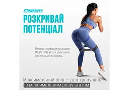 Гумки для фітнесу EasyFit набір 7 шт (EF-1814) - мініатюра 7