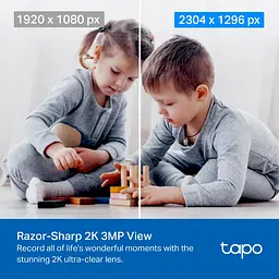 IP-камера TP-Link Tapo C210P2 3 Мп N300 microSD motion detection - мініатюра 4