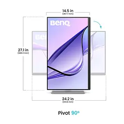 Монітор BenQ MA270U Silver - мініатюра 3