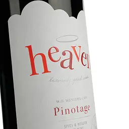 Вино Heaven Pinotage, червоне, сухе, 0,75 л - мініатюра 5