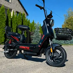 Електроскутер Двомісний Corso Conto (500W; 48V/20Ah) Чорний - мініатюра 3