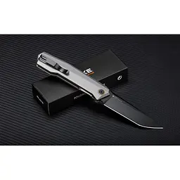 Ніж складаний туристичний Ruike P166-AК, (9.2 см) 14C28N / Aluminum сірий - мініатюра 8