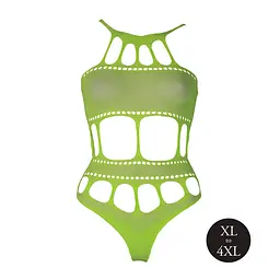 Боді Ouch! Grecian Neckline Neon, XL/XXXXL (зелений) - мініатюра 5