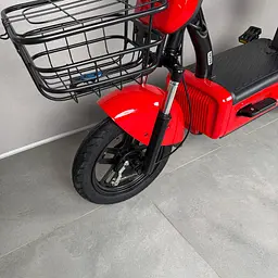 Міський електровелосипед EVOBIKE Nova S 500W з пасажирським сидінням, поворотниками, корзиною та дисплеєм, 48V 12Ah (економний, до 40 км/год), червоного кольору  - мініатюра 20