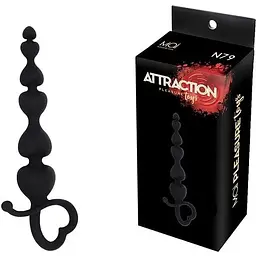 Анальні буси Mai Attraction Toys №79 Black - мініатюра 2