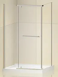 Душова кабіна без піддону Koer SR SC01-120x80x200-TR-01 прозоре скло Easy Clean 8 мм, хром KR5353, Універсальна, прозорий, хром - мініатюра 5