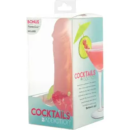 Фалоімітатор на присосці Addiction Cocktails Peach Bellini, 14 см + віброкуля в подарунок - мініатюра 8