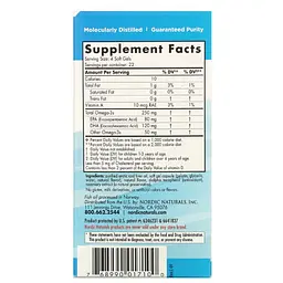 Риб'ячий жир для дітей Nordic Naturals Children's DHA зі смаком полуниці 250 мг 90 міні капсул - мініатюра 2