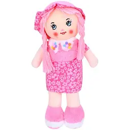 Дитяча іграшкова лялька Bambi FG240408152A-1(Pink) 38 см, м'яка набивна, петелька