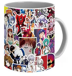 Кружка GeekLand Evangelion Євангеліон Sticker Pack EV 02.16 - мініатюра 3