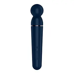 Вібромасажер Satisfyer Planet Wand-er 30.4 см синій - мініатюра 4