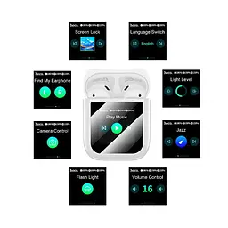 Навушники Hoco Magnificent true wireless touch screen BT headset EW80 BT5.4, 30/300mAh, 4h - мініатюра 3