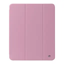 Чохол-книжка для планшета Apple iPad Air 13 (2024)/Air 13 (2025)/Air 13 (2026), Smart Fold Pen, рожевий, 13 дюймів, з екошкіри + TPU, з магнітною застібкою, підставкою, тримачем під стилус, протиударний, з функцією Wake/Sleep