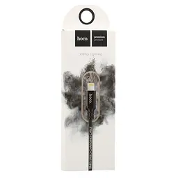 USB Cable Hoco X14 Times Speed Lightning Black 2m - мініатюра 2