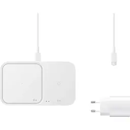 Бездротовий зарядний пристрій Samsung Duo with TA White (EP-P5400TWEGEU) [128089] - мініатюра 7